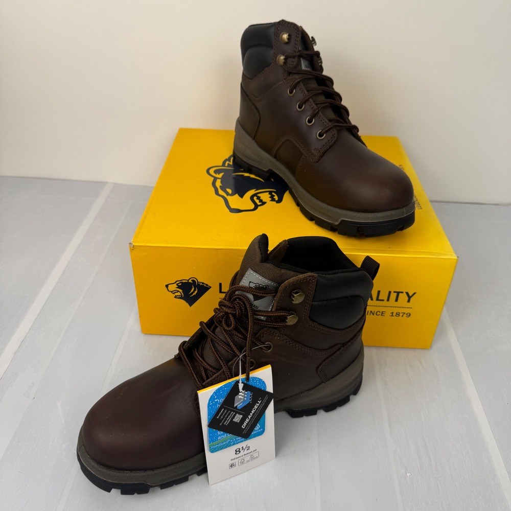 Herman Survivors Iselburg Boots Women 8.5 Brown Steel Toe Waterproof Work Hiking